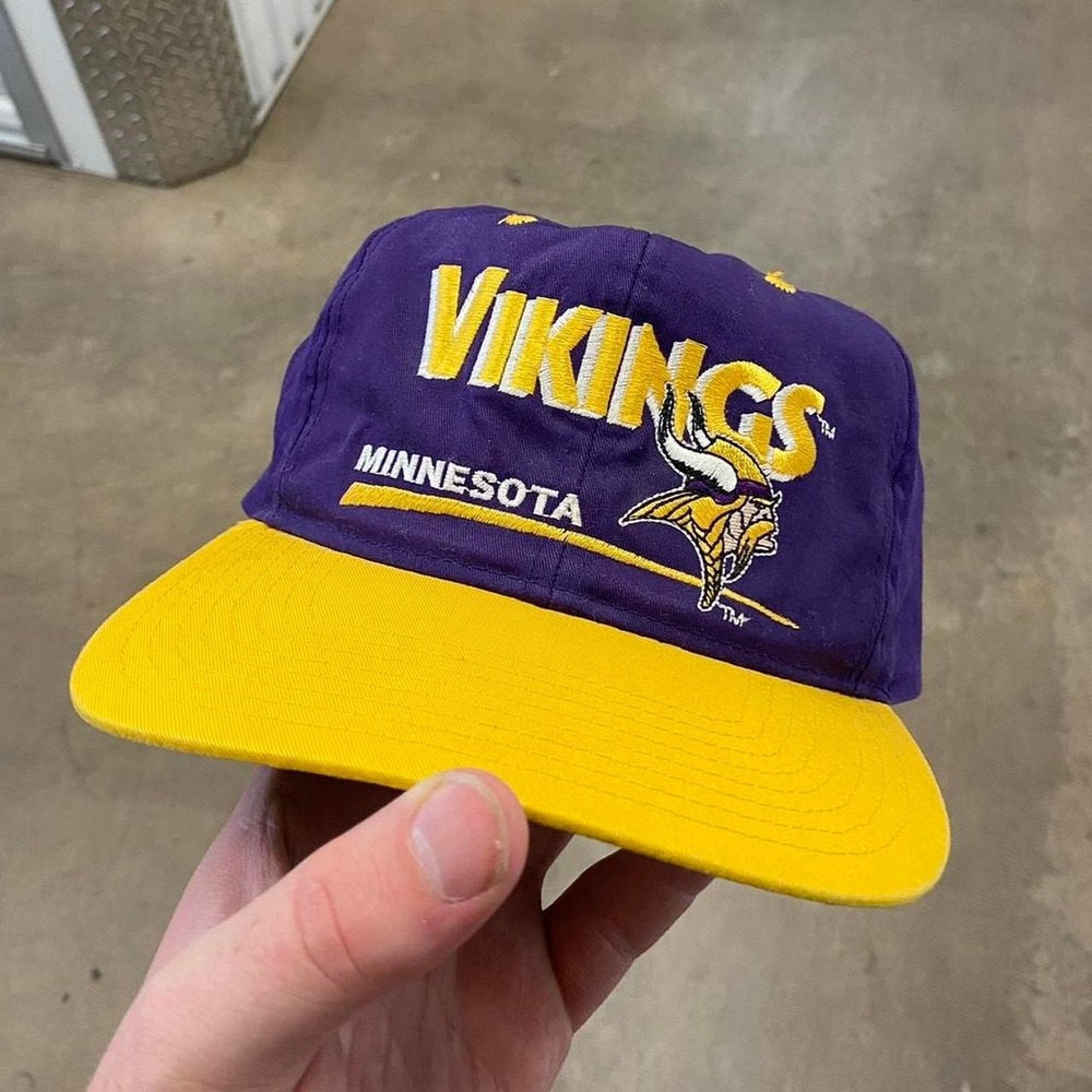 Vintage Minnesota Vikings NFL Football Eastport 90s SnapBack Hat